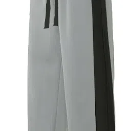 Men Self Design Black, Grey Track Pants-image-22