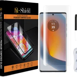 MS-Shield Tempered Glass Guard for Motorola Edge 50 Fusion 5G, Advanced HD+ Curved UV Gorilla Glass Protection-image-1
