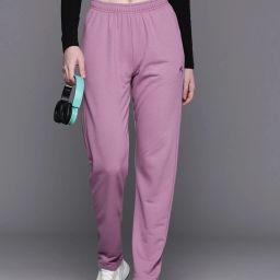 Women Solid Purple Track Pants-image-88