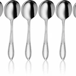 Spark Baby Soup Spoon Stainless Steel Cutlery Set-image-2
