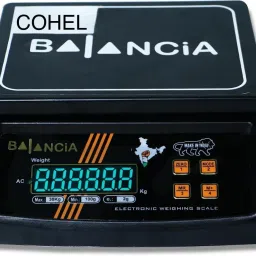 COHEL 30Kg Counter Rechargeable Weight Machine for Shop, Home (Balancia - Mini Nano) Weighing Scale-15