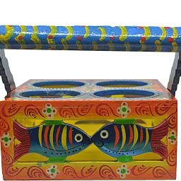 Wooden handicaft Cutting CHAI Stand Wooden Glass Holder-image-50