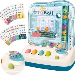 Roll The Ball Early Learning & Educational Toy for Kids with 12 Puzzle Cards-picture-25