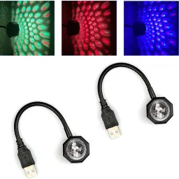 WRADER Disco Dj Light Projector Light with 7 Color and 9 Functional Modes Disco Shower Laser Light-44