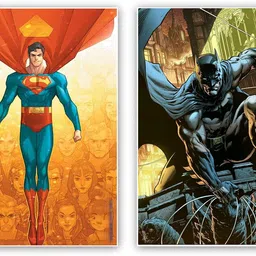 art recall Batman and superman poster Photographic Paper-picture-45
