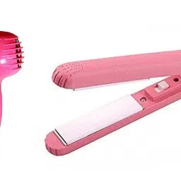 RTB Hair Dryer with Fold able Handle and Mini Hair Straightener Travel Friendly Personal Care Appliance Combo-image-42