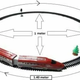 sr toys Tigers Bullet Train Set with Light and Sound & Track High Speed Electric image 2