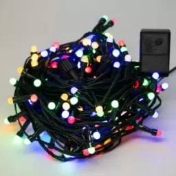 46 LEDs 12 m Multicolor Steady Bulb Rice Lights-image-33