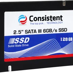 Consistent (CTSSD128S6) 128 GB Laptop, Desktop, All in One PC's Black SATA Internal Solid State Drive (SSD) (S6)-24