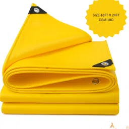 Heavy Duty HDPE Tarpaulin 18x24 ft|180 GSM | UV Stabilized, Waterproof Sheet Tent - For 15-image-61