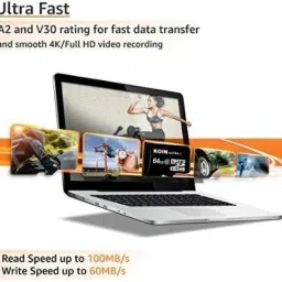 MOREBYTE Ultra Plus 64gb Memory card Class 10 transfer speed upto 100mb/s Ultra Plus 64 GB MicroSD Card Class 10 90 MB/sMemory Card Compatible with Camera, Computer, Mobile, Tablet image 4