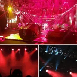 kavora Mini Par DJ Light with 6 Multi-Color LEDs – Ideal for Festivals & Parties Single Disco Ball image 3