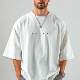 Men Printed Round Neck Cotton Blend White T-Shirt-image-98