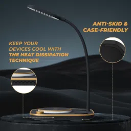 JCBL Accessories 5-in-1 Wireless Charger for Mobile,Watch & Earbuds with Lamp Adjustable Lighting Charging Pad image 5
