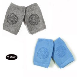 Baby Knee Pads ,Elbow Safety Protector,Baby Safety Leg Mix-2 Light Grey, Blue Baby Knee Pads-image-32
