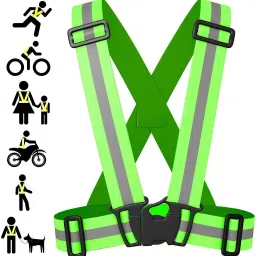 Reflective Belt Strip Safety Construction,Traffic,Cycling for Men Women Safety Jacket-image-6