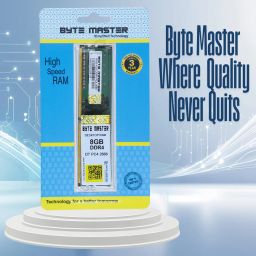 BYTE MASTER DDR4 DDR4 8 GB PC (2666 MHz Perfect for Gamers Content Creators Designers Developers pack of 2) image 2