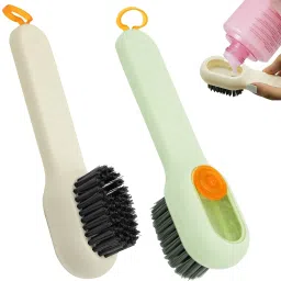 Moxtiza Dispensing Cleaning Brush with Scrub for Multifunctional Shoe Brush-image-12