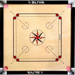 32 Inch Wood Round Pocket Carrom Board 81.28 cm Carrom Board 4 cm Carrom Board-image-70