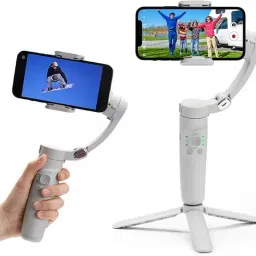 VELOHITA M1 Handheld Stabilizer with Tripod 3 Axis Gimbal for Mobile 3 Axis Gimbal for Mobile-45