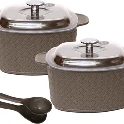 jaypee plus Festiva Casserole Twin Set Pack of 4 Serve Casserole Set-picture-42