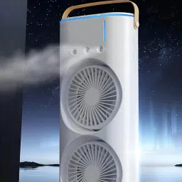 ecoblow Double Ended Desk Fan With Spray Mist, Battery Rechargable and Remote Controlled cooler image 3
