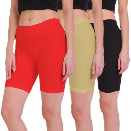 Solid Women Black, Red, Beige Tights-image-76