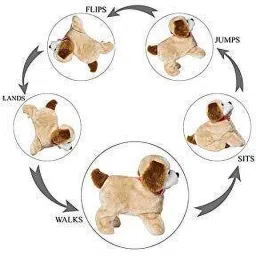 Back Flip Jumping Dog with Sound and Music Best Gift-picture-19