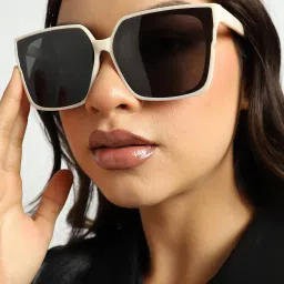 Polarized Retro Square Sunglasses (Free Size)-17