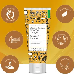 aroma magic Sunscreen - SPF 30 PA++ Matte Sunblock Lotion| Mattifies & Protects from UVA/UVB Rays | All Skin Types image 4