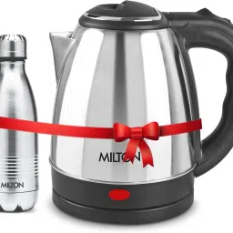 Combo Set Insta Electric Stainless Steel Kettle, 1.5 Litres, Silver and Duo DLX Thermosteel Hot or Cold Stainless Steel Water Bottle, 350 ml, Silver Electric Kettle-12