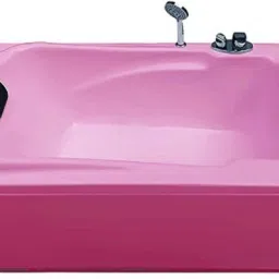 Bonn 4.5 Ft Portable Acrylic with Filler System - Pink Free-standing Bathtub-image-112