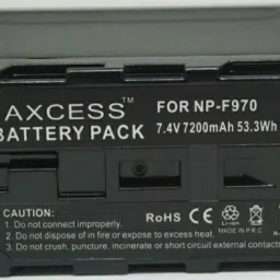 NP-F970 7.4V 7200mAh Li-Ion Rechargable For SNYBattery-image-2