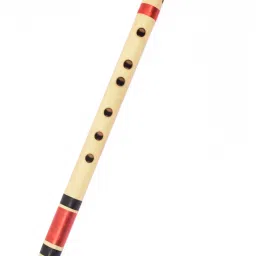 Flute, F Sharp medium, BUDGET Bansuri, 14 inches (FREE Written Manual & Bag) Bamboo Flute-25