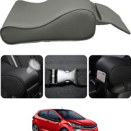 Universal Grey Arm Pain Releif Armrest/Handrest With Phone Holder For Car-16 Car Armrest Cover-image-69