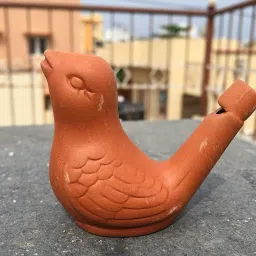 New Clay Bird Water Whistle Children Toy Vintage Style Bird, Handmade - 1 Pc-12