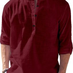 Men Self Design Cotton Blend Straight Kurta-image-5