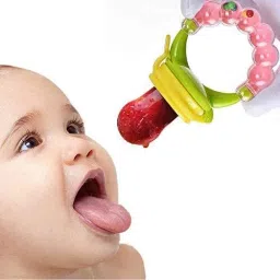 keykart BPA-Free Silicone Fruit Nibbler & Feeder for Babies and Toddlers | Feeder image 4