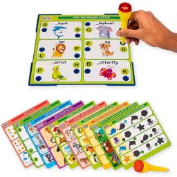 Intellikids Animals A Perfect Electro Game. 10 Double Sided Printed Cards. If it Lights its Right. A Fun Way to Learn About Animals-31
