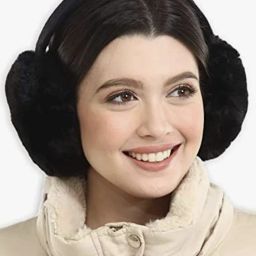 Black Earmuff Women/Girls for Winter Ear Muff-image-13
