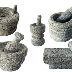 Kitchen Playsets-Stone Miniature Kitchen Set for Kids, Grinding Stone-image-49