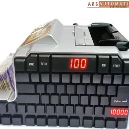 AKS AUTOMATION Mix Value Counter Currency Counting Machine With Counterfeit Notes Detection Note Counting Machine image 3