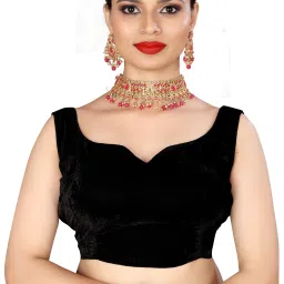 Sweetheart Neck Women Blouse-image-3