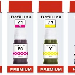 Gedi GI70 Refill Ink for Canon G2021,G2060,G3020, G3260, G1420, G2420 Printer Black + Tri Color Combo Pack Ink Bottle-image-43
