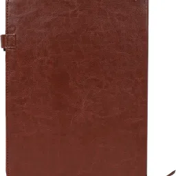 jhingalala PU Leather Finish Hard Bound Executive Notebook Diary with Lock Regular Notebook Ruled 210 Pages image 2
