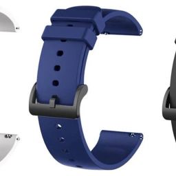 Priavy Smart watch band strap belt 22mm for ladies/Mens smartwatch band Silicon (White, blue, Black ) Smart Watch Strap-4