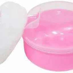 Baby Skin Care Baby Powder Puff with Box Holder Container for New Born and Kids for Baby Face and Body-image-92
