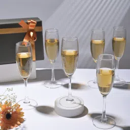 (Pack of 6) Premium Champagne Glass Glass Set Champagne Glass-image-69