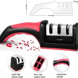 Advanced Manual Knife Sharpener for Kitchen 3 Stage Sharpening Tool-X49 Knife Sharpening Steel-19