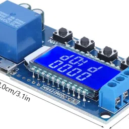 shockley Timer Delay Relay Controller Cycle 0.01s-9999mins Blue LCD Micro USB 5V (2 Pc) Multipurpose Controller image 5